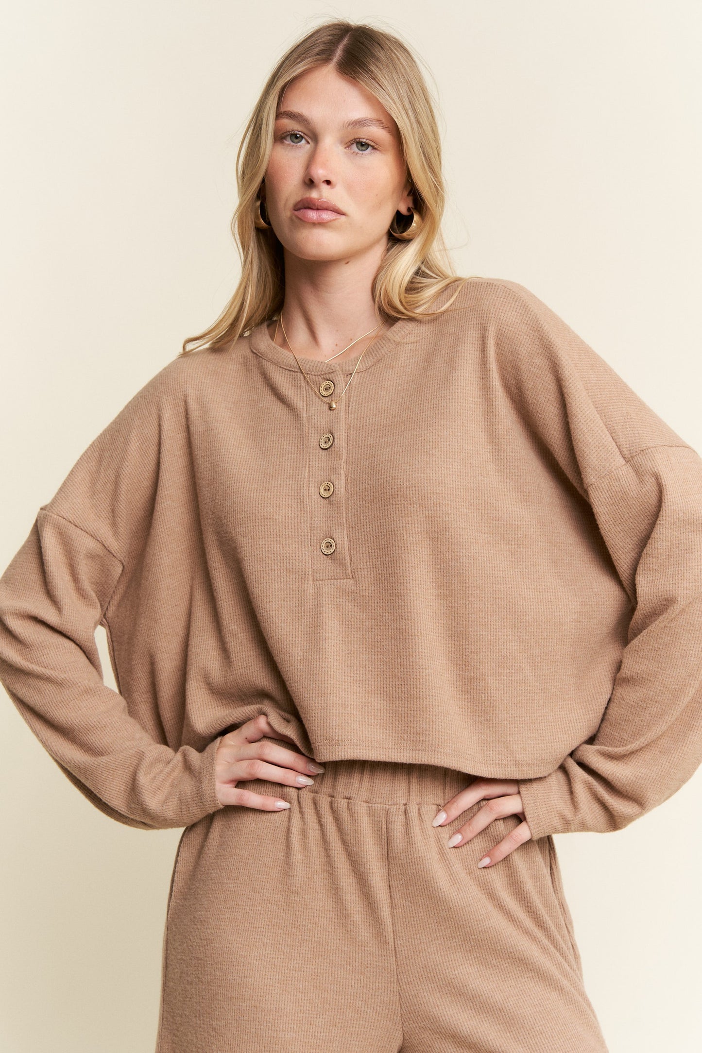 Hazelnut Latte Lounge Top