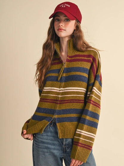 Cabin Weekend Zip Sweater