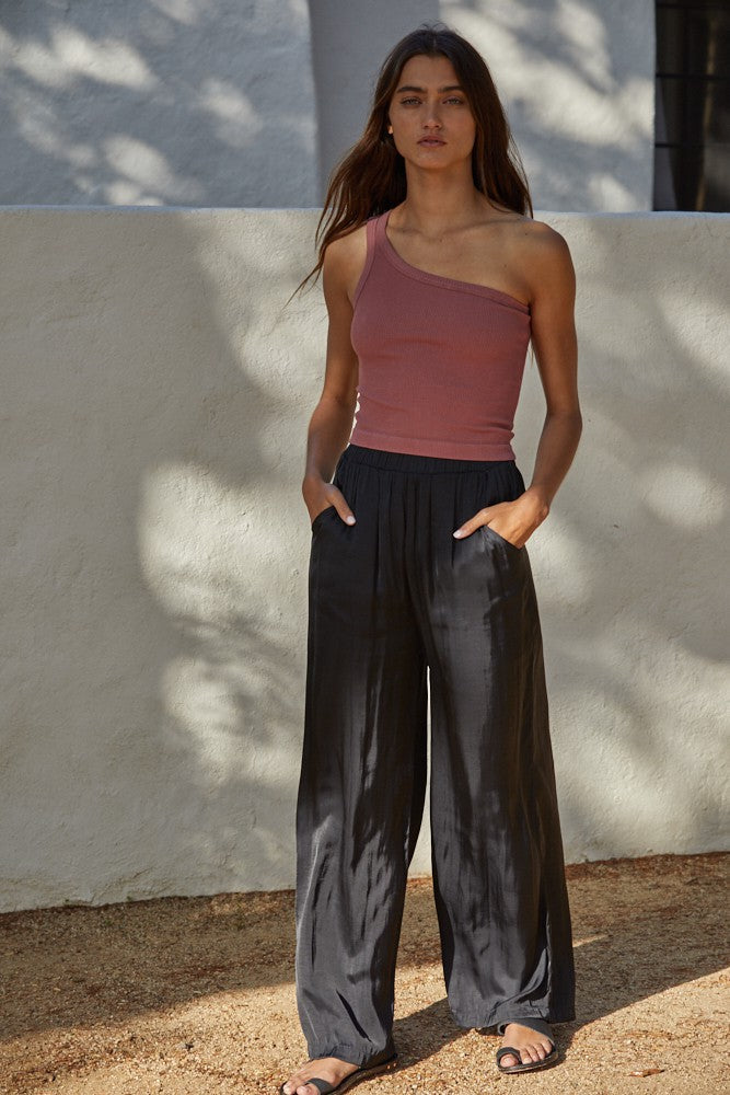 One Of A Kind Top Dusty Red