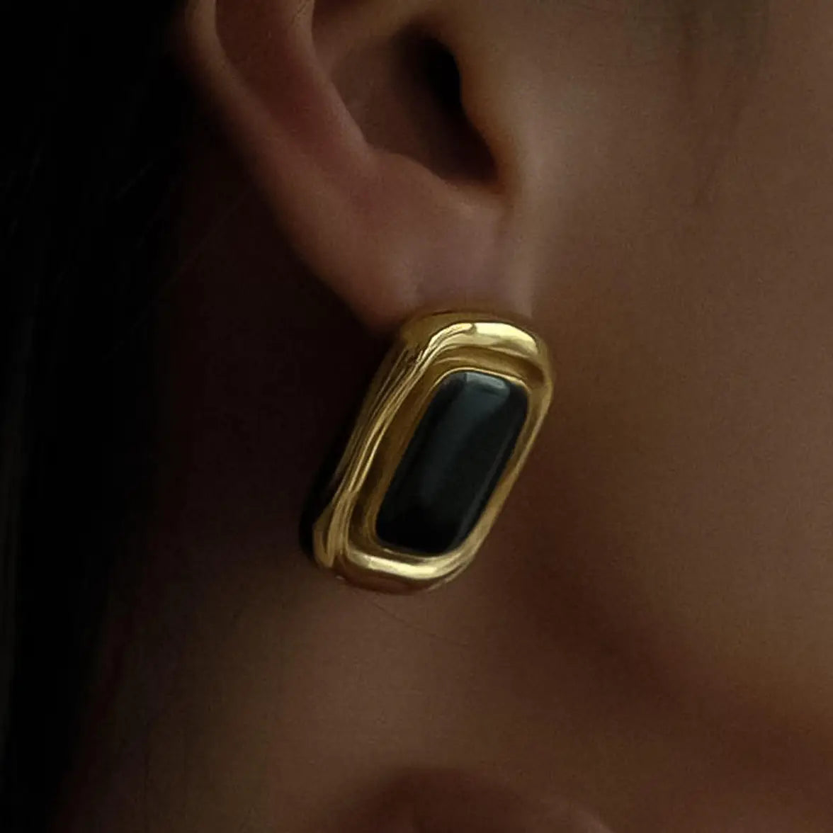 Petra Square Earring