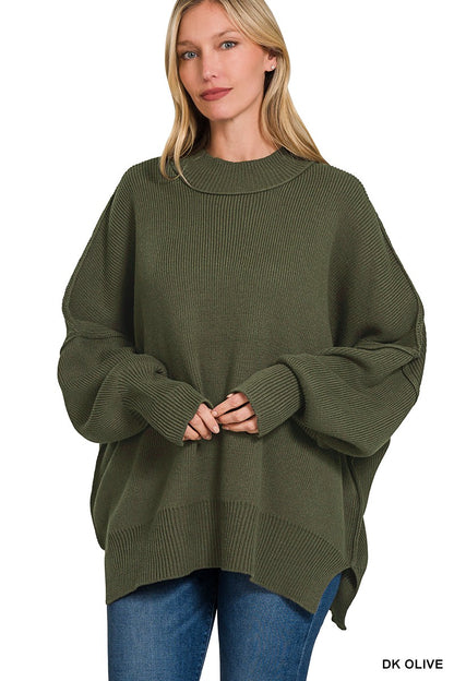 Oversized Comfort Sweater Olive